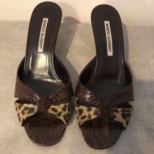 Manolo Blahnik Kitten Heels 8.5
